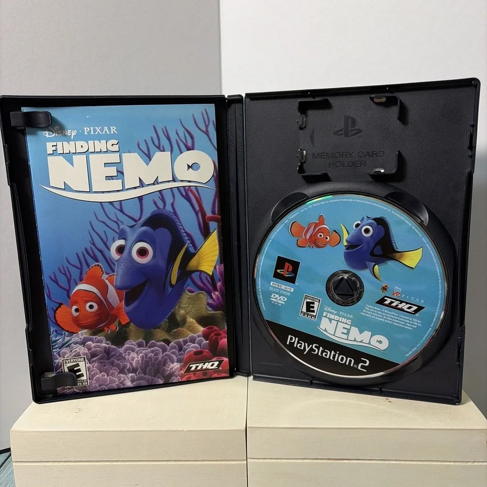 Sony PlayStation 2 Game Lot Finding Nemo EyeToy Play Splashdown Rides Gone Wild